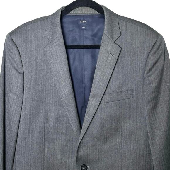 J Crew Men’s Ludlow Jacket Tollegno 1900 Italian Wool Charcoal Size 40 R - Picture 3 of 9